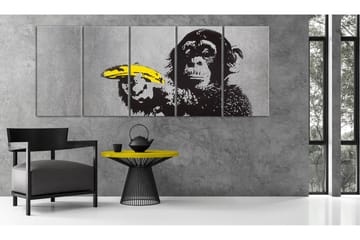 Taulu Monkey And Banana 225x90 - Artgeist sp. z o. o. - Sisustustuotteet - Taulu & taide - Canvas-taulu