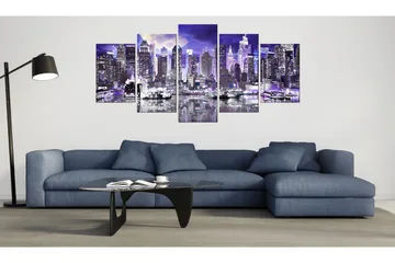 Taulu Moonlit Night In New York City 100x50 - Artgeist sp. z o. o. - Sisustustuotteet - Taulu & taide - Canvas-taulu