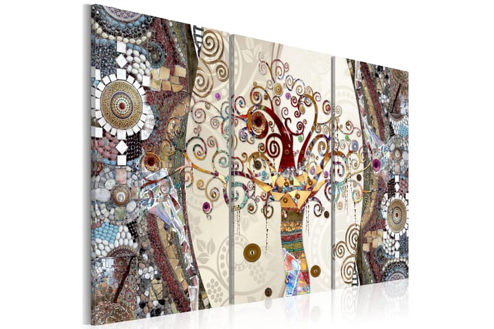 Taulu Mosaic Tree 90x60 - Artgeist sp. z o. o. - Canvas-taulu - Seinäkoristeet