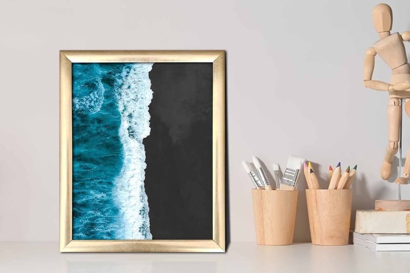 Taulu Nautical kehyksellä Monivärinen - 23,5x28,5 cm - Sisustustuotteet - Taulu & taide