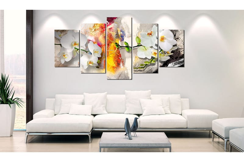 Taulu Orchid And Colors 100x50 - Artgeist sp. z o. o. - Sisustustuotteet - Taulu & taide - Canvas-taulu