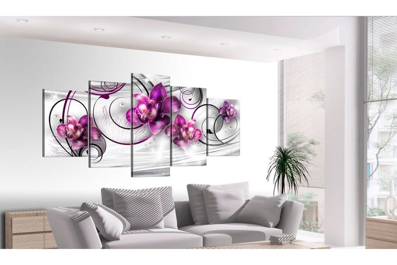 Taulu Orchids And Pearls 200x100 - Artgeist sp. z o. o. - Sisustustuotteet - Taulu & taide - Canvas-taulu