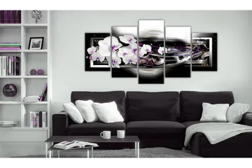 Taulu Orchids On A Black Background 100x50 - Artgeist sp. z o. o. - Sisustustuotteet - Taulu & taide - Canvas-taulu