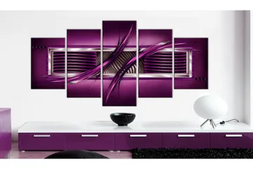 Taulu Rhythm Of Purple 200x100 - Artgeist sp. z o. o. - Sisustustuotteet - Taulu & taide - Canvas-taulu