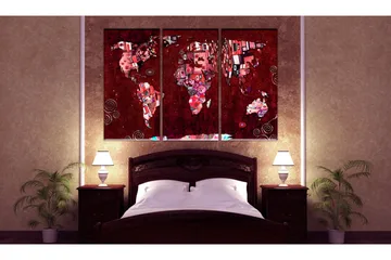 Taulu Ruby World 120x80 - Artgeist sp. z o. o. - Sisustustuotteet - Taulu & taide - Canvas-taulu