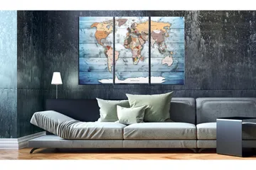 Taulu Sapphire Travels 120x80 - Artgeist sp. z o. o. - Sisustustuotteet - Taulu & taide - Canvas-taulu