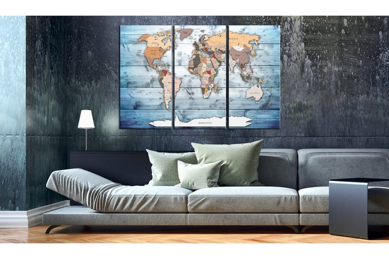 Taulu Sapphire Travels 120x80 - Artgeist sp. z o. o. - Sisustustuotteet - Taulu & taide - Canvas-taulu