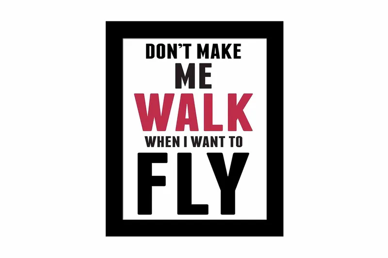 Taulu Sayings kehyksellä Monivärinen, 23,5x28,5 cm