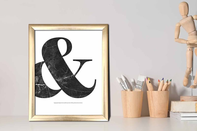 Taulu Sayings kehyksellä Monivärinen - 23,5x28,5 cm - Sisustustuotteet - Taulu & taide