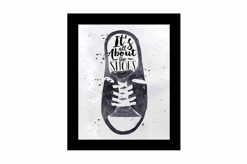 Taulu Sayings kehyksellä Monivärinen - 23,5x28,5 cm - Sisustustuotteet - Taulu & taide