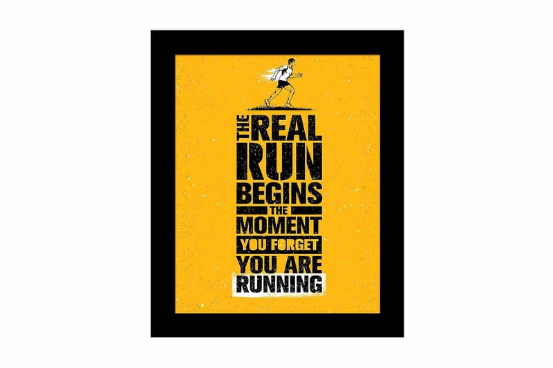 Taulu Sayings kehyksellä Monivärinen, 23,5x28,5 cm