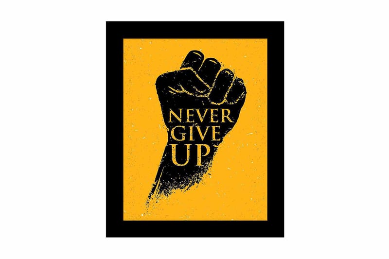 Taulu Sayings kehyksellä Monivärinen, 23,5x28,5 cm