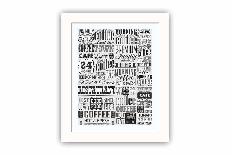 Taulu Sayings kehyksellä Monivärinen, 23,5x28,5 cm