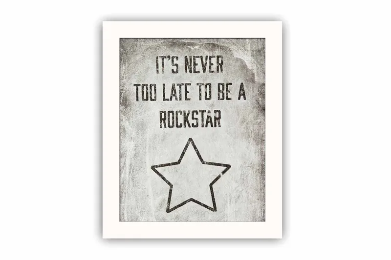 Taulu Sayings kehyksellä Monivärinen - 23,5x28,5 cm - Sisustustuotteet - Taulu & taide