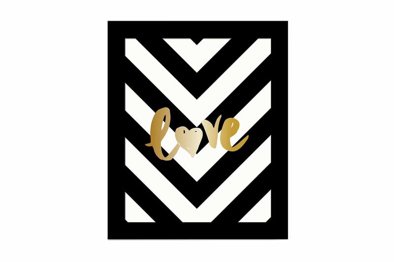 Taulu Sayings kehyksellä Monivärinen, 23,5x28,5 cm