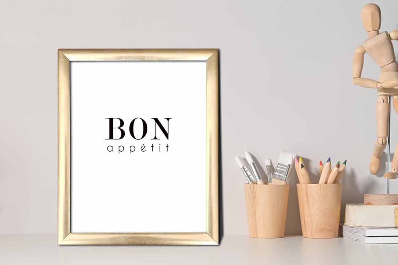 Taulu Sayings kehyksellä Monivärinen - 23,5x28,5 cm - Sisustustuotteet - Taulu & taide