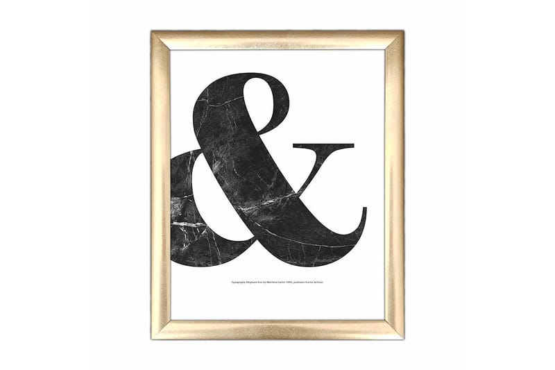 Taulu Sayings kehyksellä Monivärinen, 23,5x28,5 cm