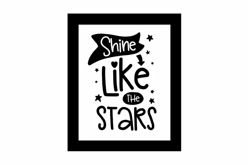 Taulu Sayings kehyksellä Monivärinen, 23,5x28,5 cm