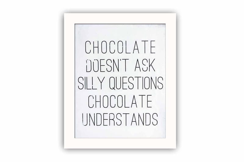 Taulu Sayings kehyksellä Monivärinen, 23,5x28,5 cm