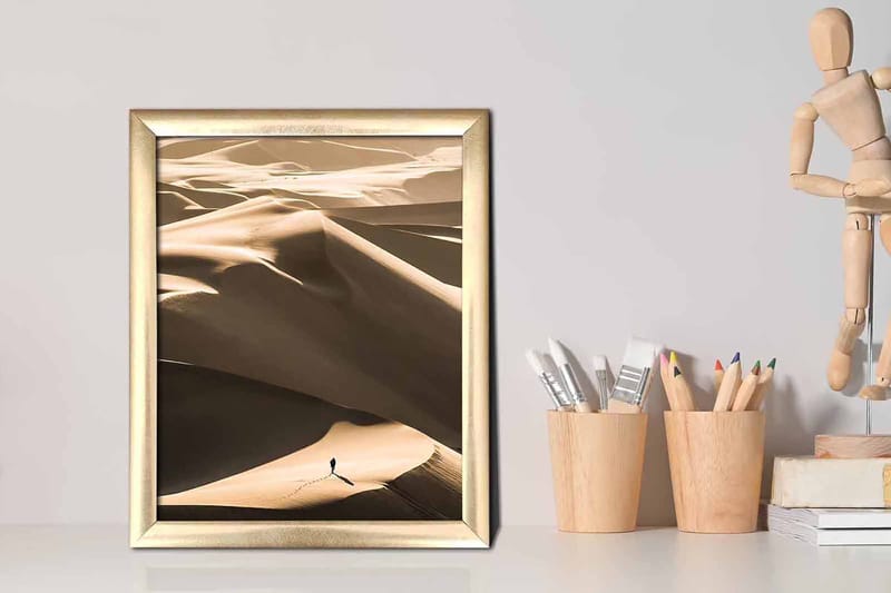 Taulu Scenic kehyksellä Monivärinen - 23,5x28,5 cm - Sisustustuotteet - Taulu & taide