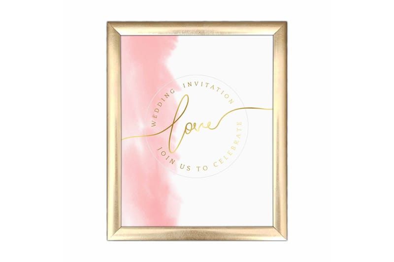 Taulu Sign kehyksellä Monivärinen - 23,5x28,5 cm - Sisustustuotteet - Taulu & taide