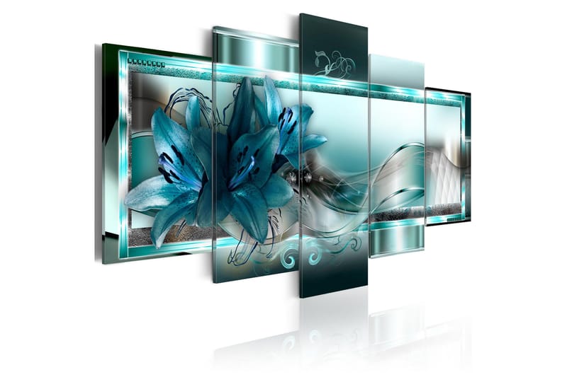 Taulu Sky Blue Lilies 200x100, Artgeist sp. z o. o.