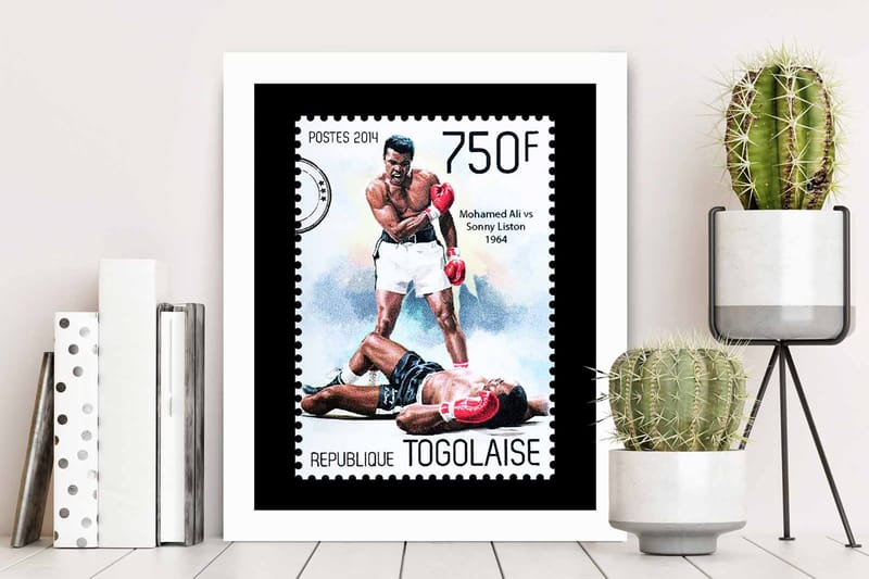 Taulu Sports kehyksellä Monivärinen - 23,5x28,5 cm - Sisustustuotteet - Taulu & taide