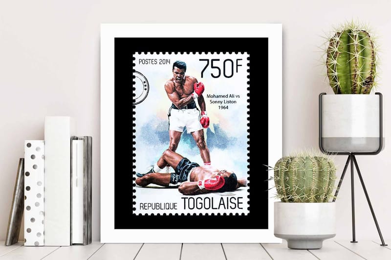 Taulu Sports kehyksellä Monivärinen - 23,5x28,5 cm - Sisustustuotteet - Taulu & taide
