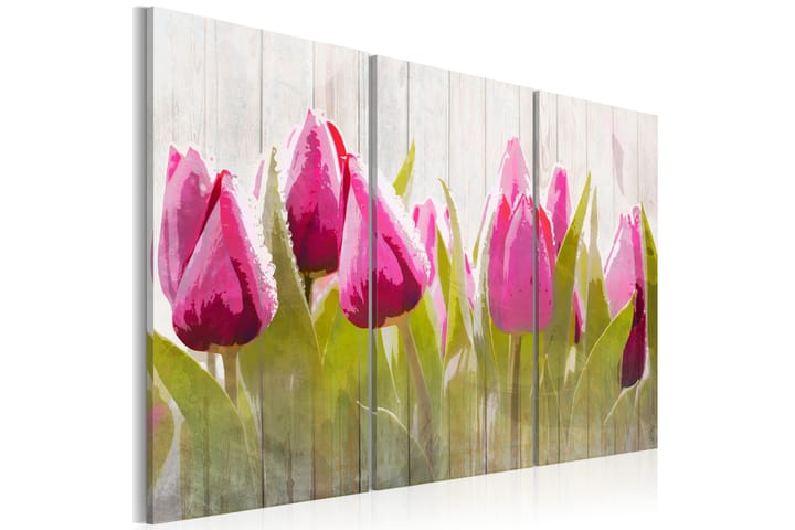 Taulu Spring Bouquet Of Tulips 120x80 - Artgeist sp. z o. o. - Canvas-taulu - Seinäkoristeet