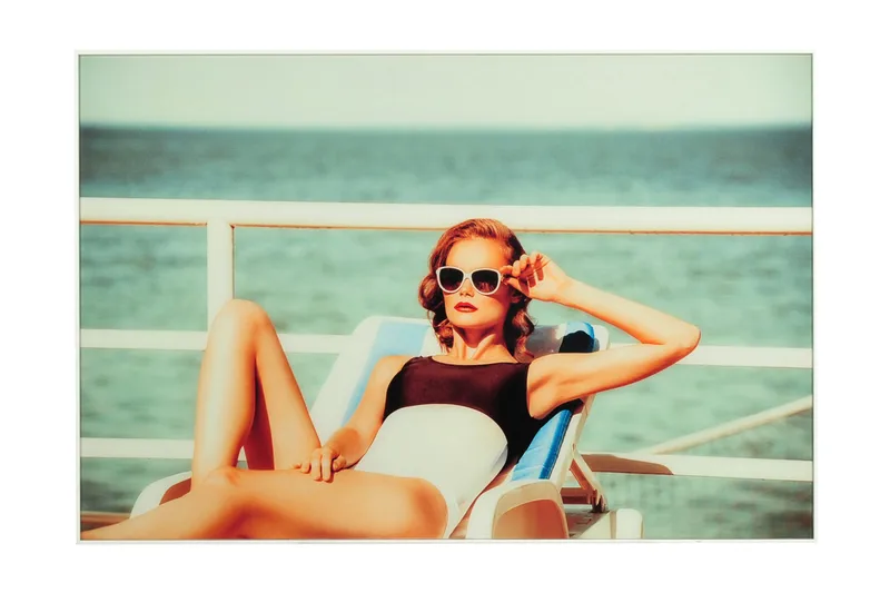 Taulu Sunbath, 120x80 cm Monivärinen