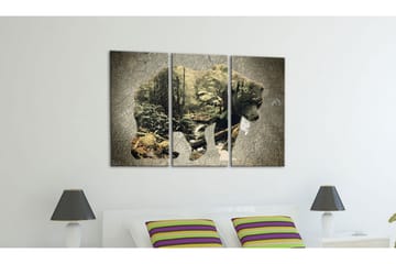 Taulu The Bear In The Forest 120x80 - Artgeist sp. z o. o. - Sisustustuotteet - Taulu & taide - Canvas-taulu