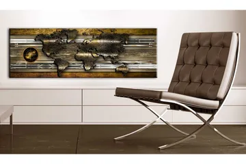 Taulu The Golden Map 135x45 - Artgeist sp. z o. o. - Sisustustuotteet - Taulu & taide - Canvas-taulu