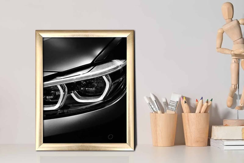 Taulu Transportation kehyksellä Monivärinen - 23,5x28,5 cm - Sisustustuotteet - Taulu & taide