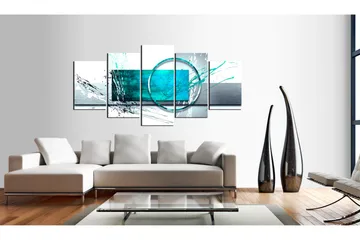 Taulu Turquoise Expression 200x100 - Artgeist sp. z o. o. - Sisustustuotteet - Taulu & taide - Canvas-taulu
