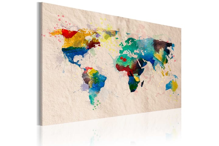 Taulu Värien maailma 120x80 - Artgeist sp. z o. o. - Canvas-taulu - Seinäkoristeet
