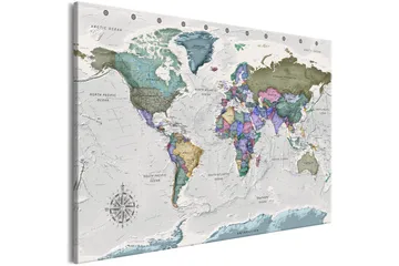 Taulu World Destinations 3 Parts 120x80 - Artgeist sp. z o. o. - Sisustustuotteet - Taulu & taide - Canvas-taulu