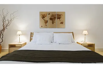 Taulu World with Coffee Triptych 120x80 - Artgeist sp. z o. o. - Sisustustuotteet - Taulu & taide - Canvas-taulu