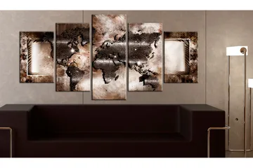 Taulu Platinum Map 100x50 - Artgeist sp. z o. o. - Sisustustuotteet - Taulu & taide - Canvas-taulu