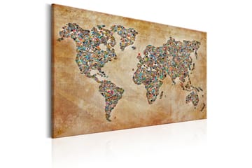Taulu Postcards from the World 60x40 - Artgeist sp. z o. o. - Sisustustuotteet - Taulu & taide - Canvas-taulu