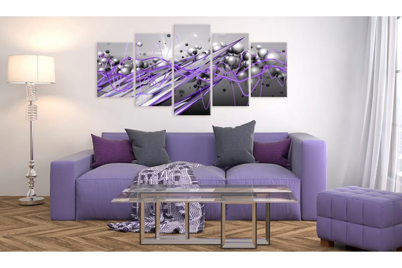 Taulu Purple Strike 100x50 - Artgeist sp. z o. o. - Sisustustuotteet - Taulu & taide - Canvas-taulu