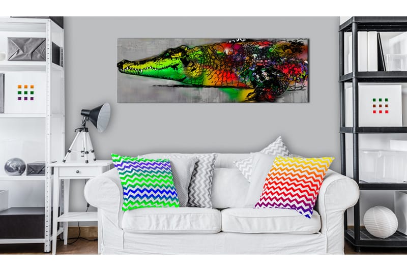 Tavla Colourful Beast VALUE_MISSING_3 120x40 - Sisustustuotteet - Taulu & taide - Canvas-taulu