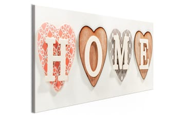 Tavla Four Hearts (1 Part) Narrow 120x40 - Sisustustuotteet - Taulu & taide - Canvas-taulu