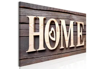 Tavla Wooden Home (1 Part) Narrow 150x50 - Sisustustuotteet - Taulu & taide - Canvas-taulu