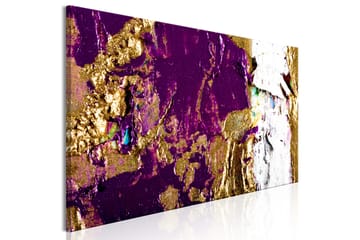 Tavla Purple Wave (1 Part) Narrow 120x40 - Sisustustuotteet - Taulu & taide - Canvas-taulu