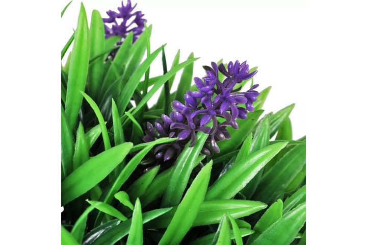 Kahden Puksipuupallon sarja laventelilla 36 cm - Vihreä - Parvekekukat - Tekokasvit