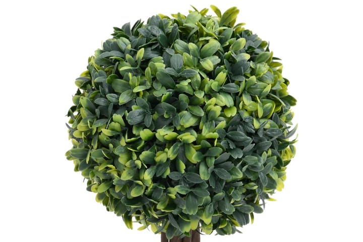 Keinotekoinen puksipuukasvi ruukussa 2 kpl vihreä pallo 41 c - Vihreä - Parvekekukat - Tekokasvit