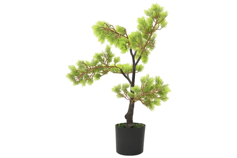 Tekokasvi bonsaipuu sypressi ruukulla 60 cm vihreä - Vihreä - Sisustustuotteet - Tekokasvit