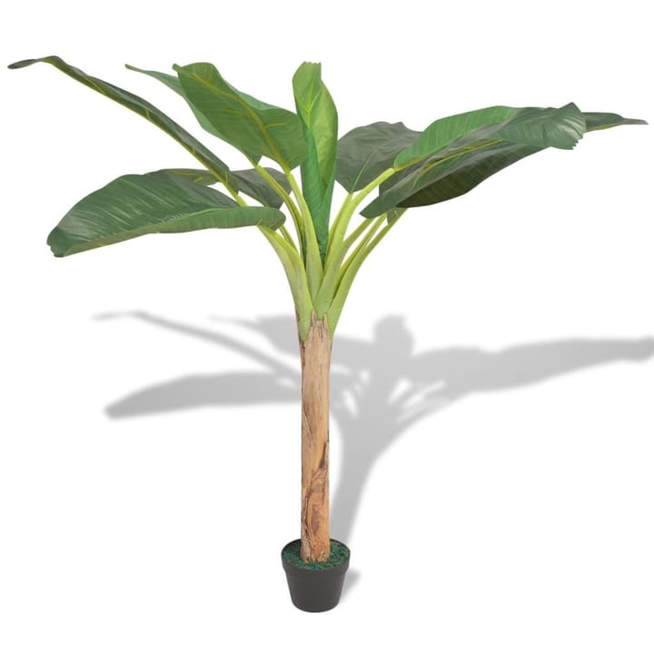 Tekokasvi ruukulla banaanipuu 150 cm vihreä - Vihreä - Parvekekukat - Tekokasvit