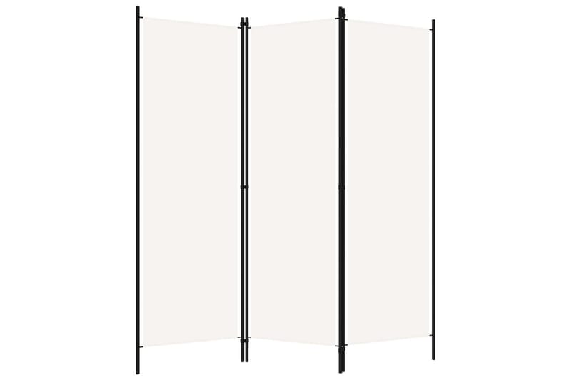 3-paneelinen tilanjakaja valkoinen 150x180 cm - Sisustustuotteet - Tilanjakaja & sermi - Sermiseinä