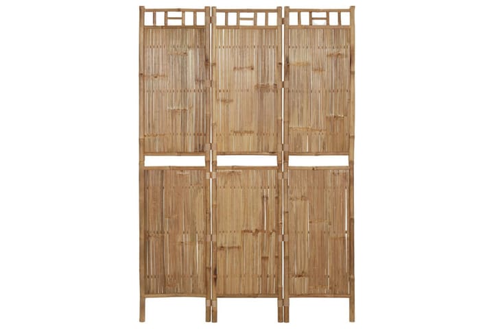 3-paneelinen tilanjakaja bambu 120x180 cm - Ruskea - Tilanjakaja & sermi - Sermiseinä
